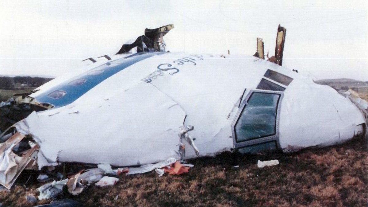 Foto dal disastro di Lockerbie