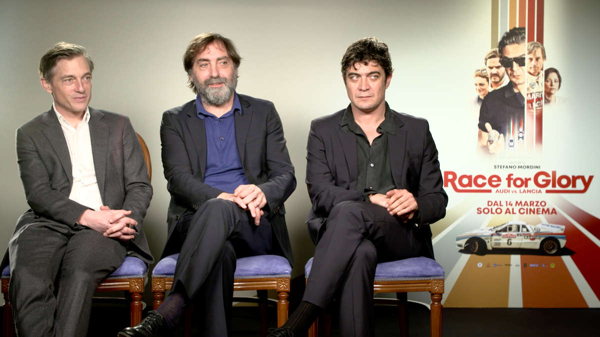 Volker Bruch, Stefano Mordini e Riccardo Scamarcio per Race for Glory - Lancia vs Audi