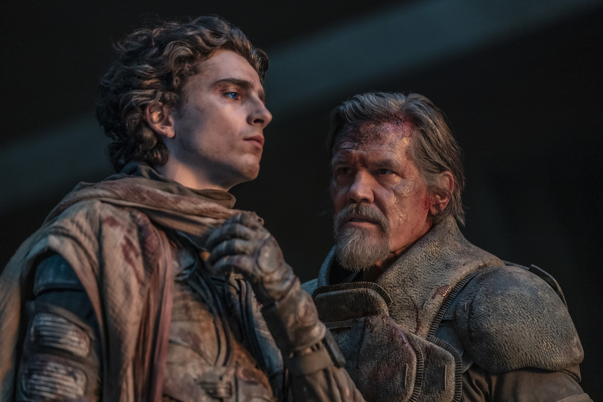 Timothée Chalamet e Josh Brolin in una scena di Dune parte due