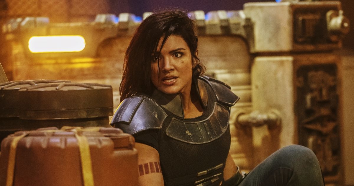 Gina Carano in una scena di The Mandalorian. (Courtesy of Disney)