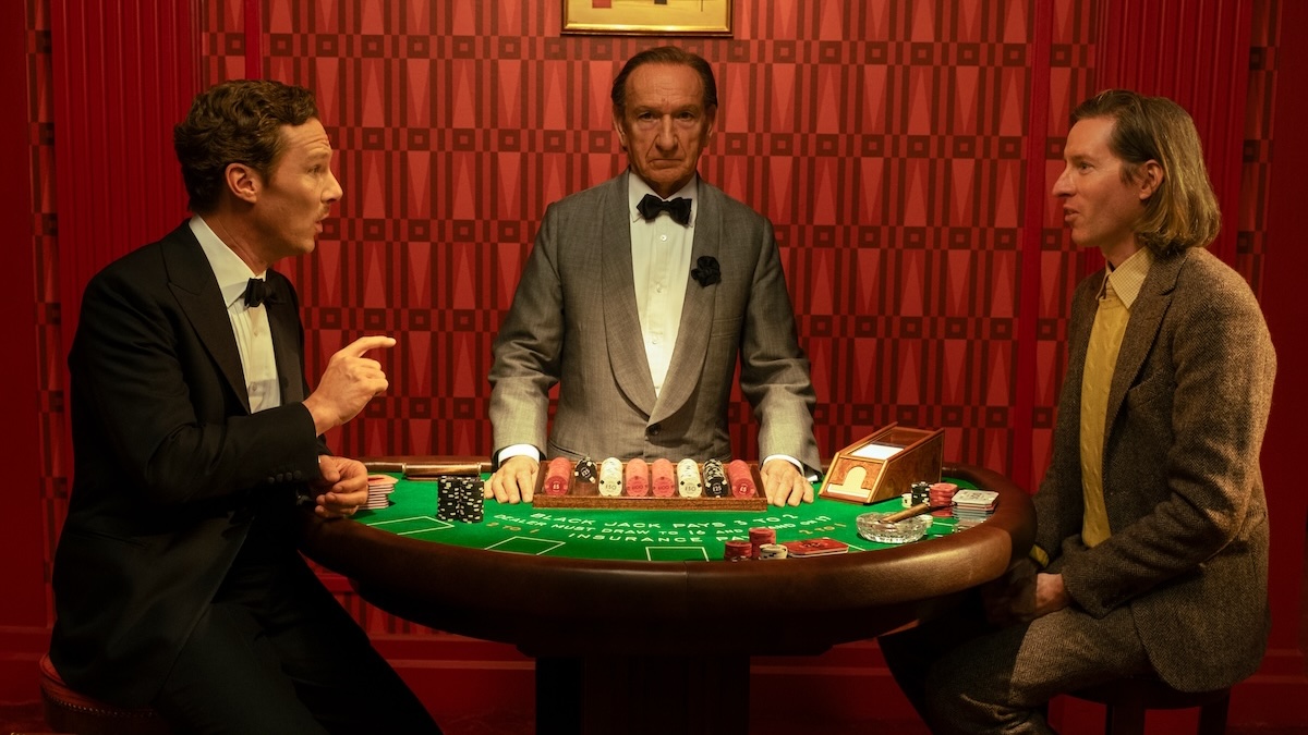Benedict Cumberbatch, Ben Kingsley e Wes Anderson sul set di La meravigliosa storia di Henry Sugar, al cinema grazie a WeShort