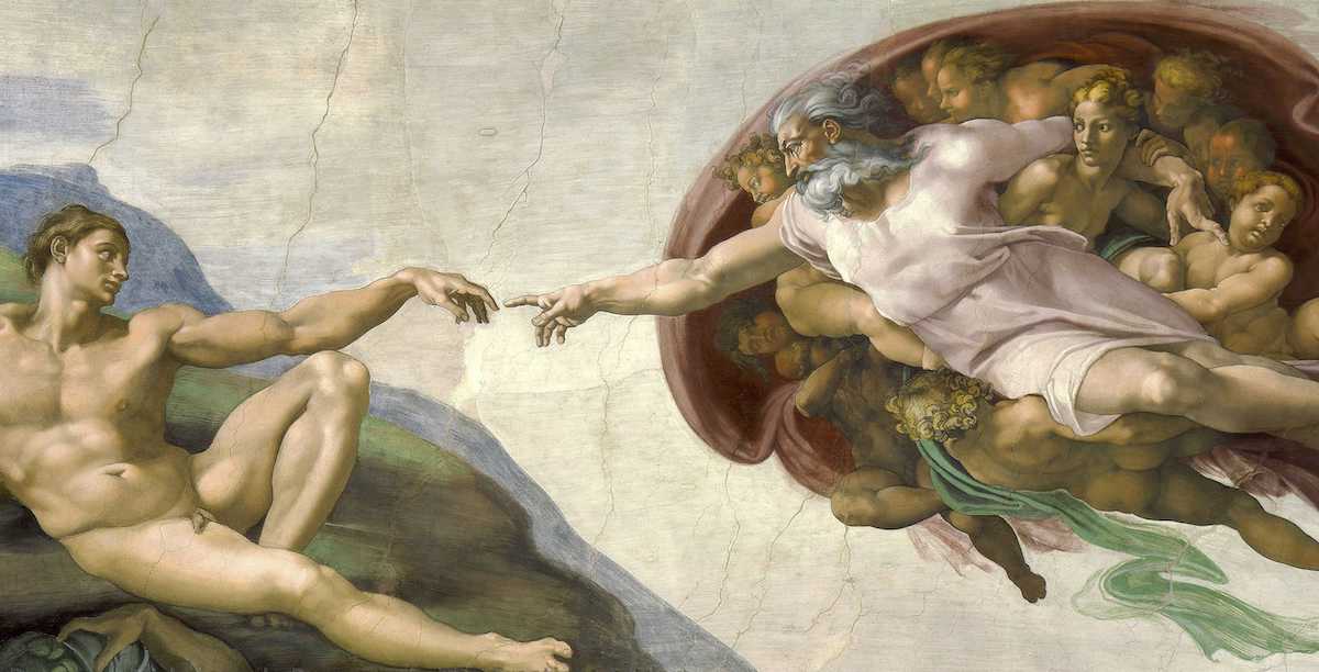 Dio e il tempo: Michelangelo-buonarroti-the-creation-of-adam