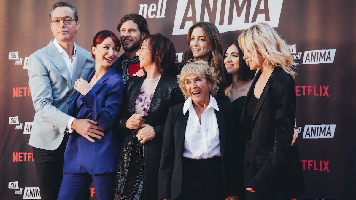 Il cast di Sei nell'anima con Gianna Nannini