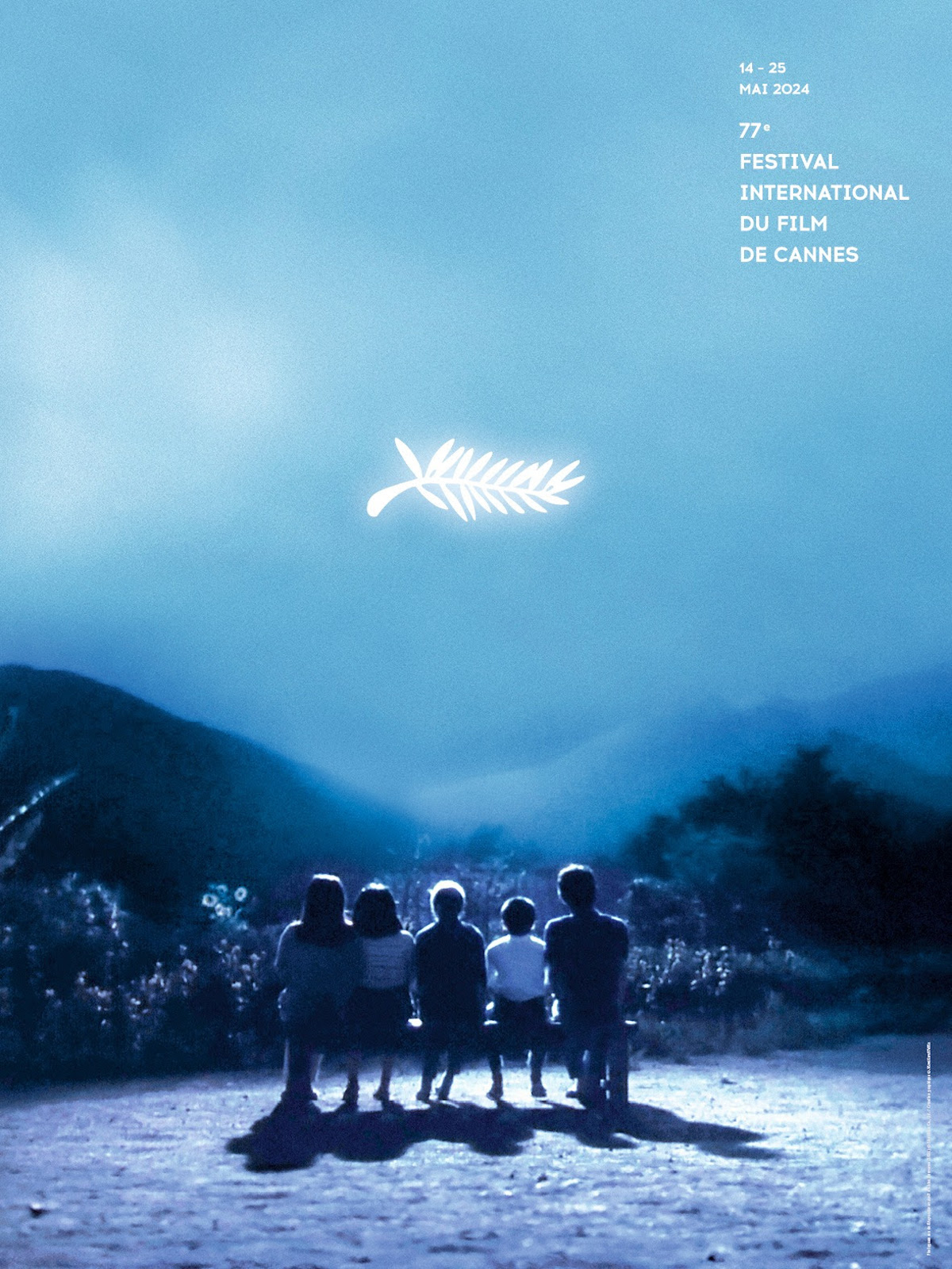 Il poster ufficiale di Cannes 77 è un film di Akira Kurosawa. © Shochiku Co., Ltd. / Kurosawa Prod. - Progetto grafico: © Hartland Villa