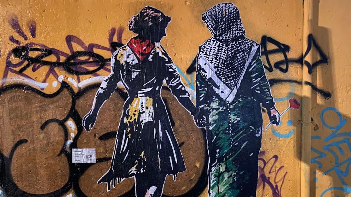 Liberazione: la nuova opera di Laika dedicate alle partigiane e alle donne palestinesi