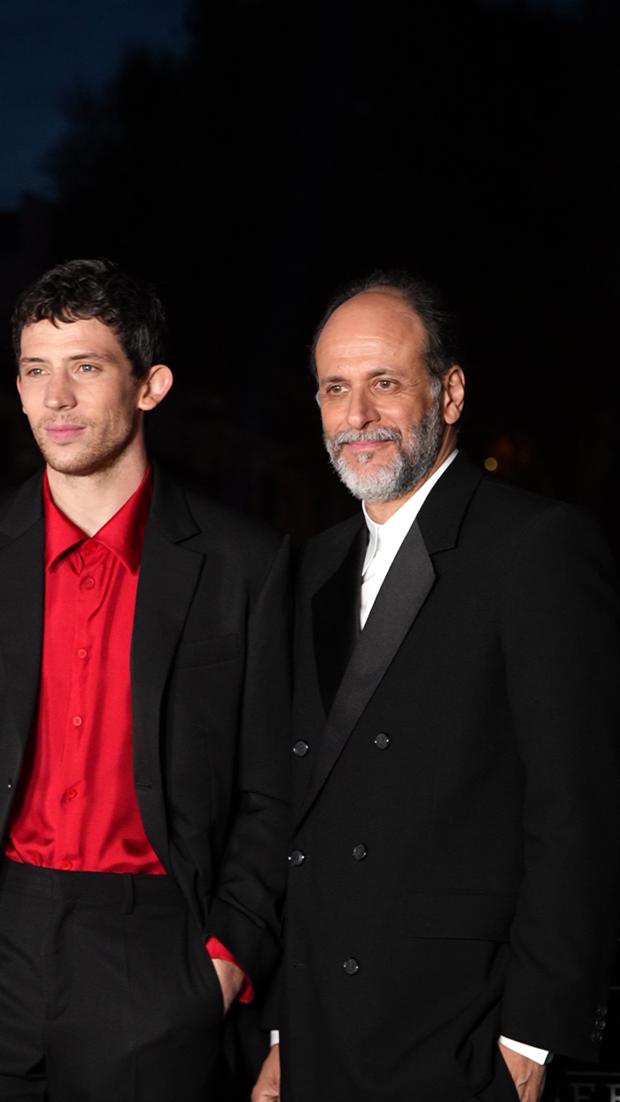 Josh O'Connor e Luca Guadagnino alla première italiana di Challengers