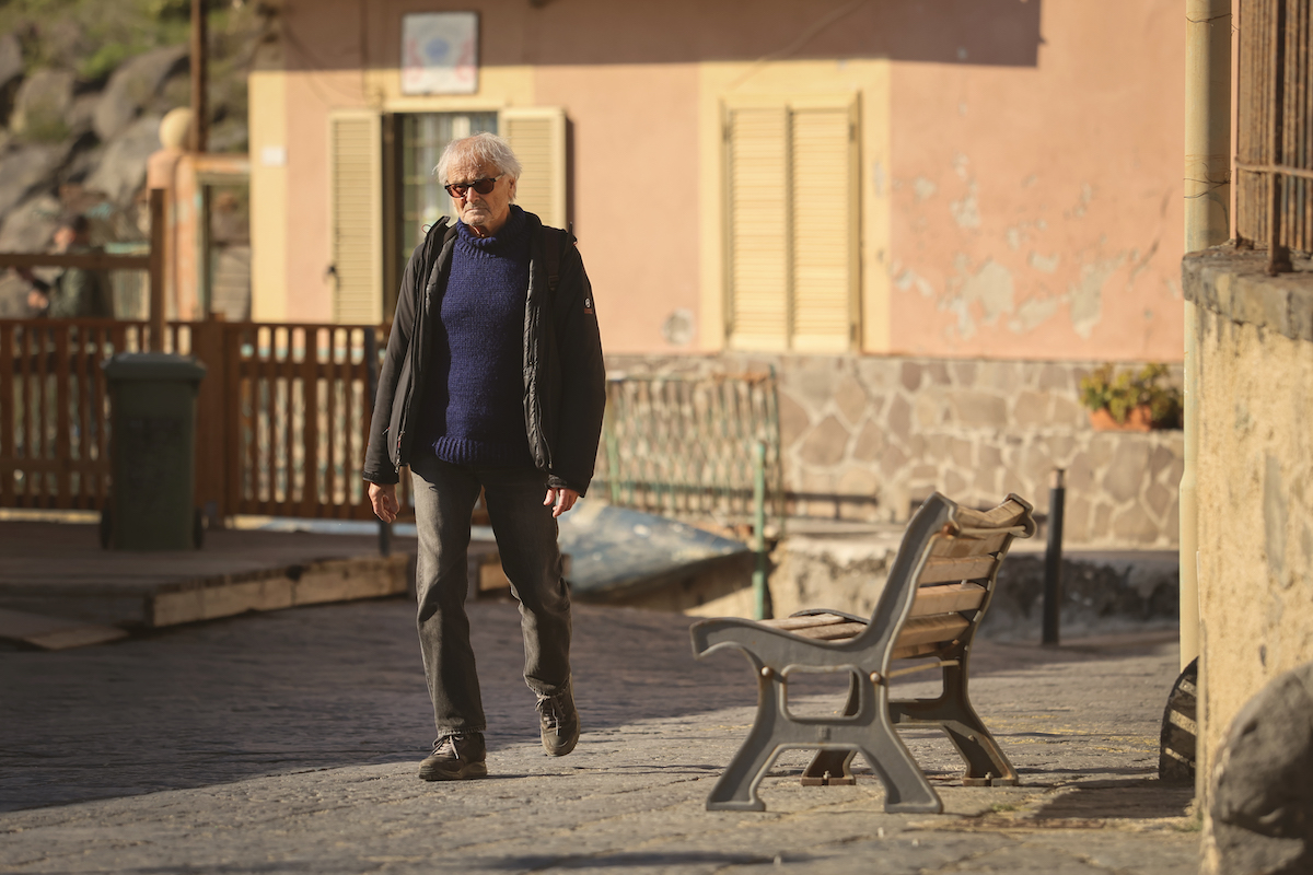 Antonio Capuano, David Speciale nel 2022, sul set di Hungry Bird, il suo 14esimo film
