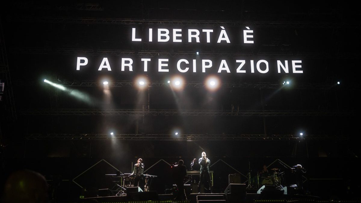 Il set di Achille Lauro al Concerto del Primo Maggio