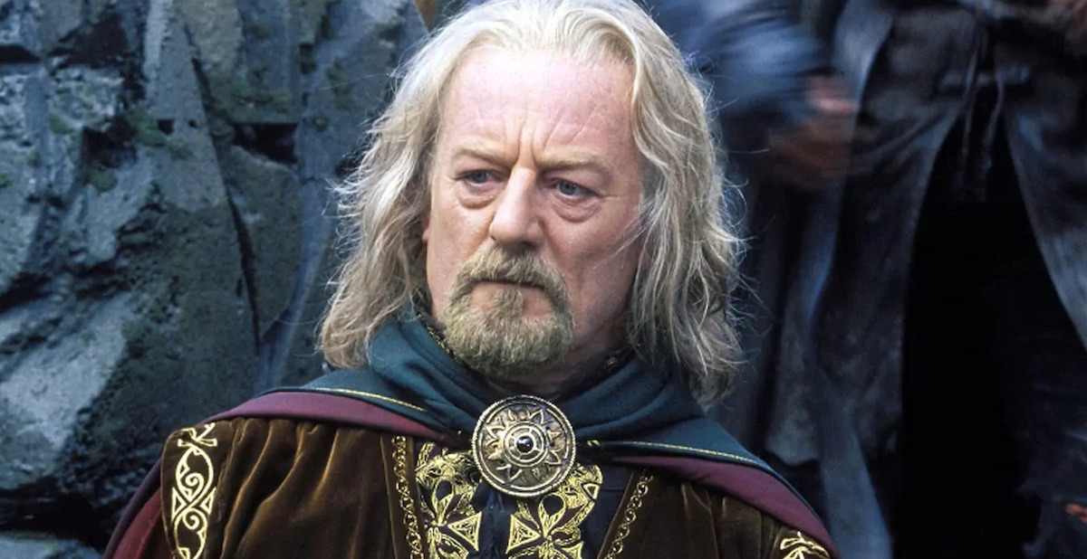 Bernard Hill nel Signore degli anelli di Peter Jackson