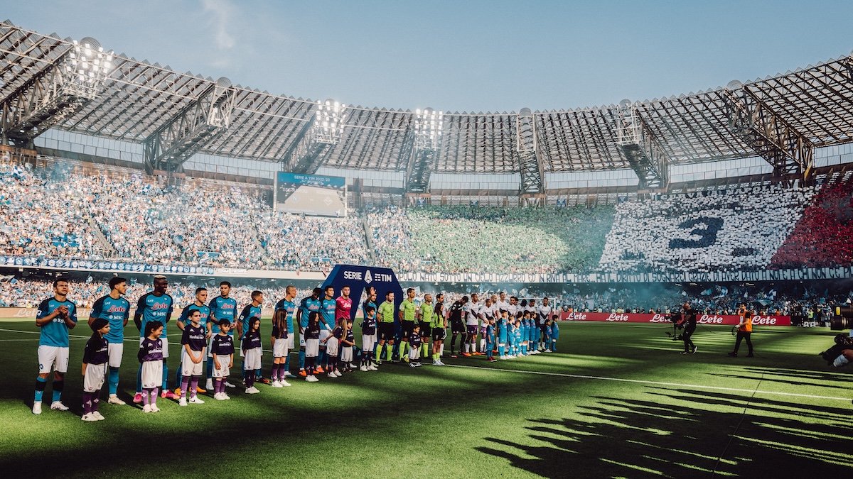 Lo Stadio Diego Armando MAradona di Napoli