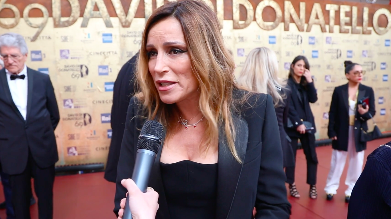 Lucia Borgonzoni sul red carpet dei David di Donatello 2024