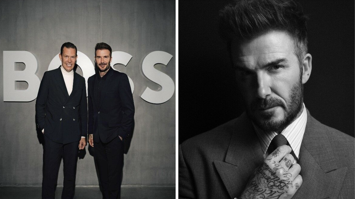 David Beckham diventa designer per il colosso tedesco Hugo Boss