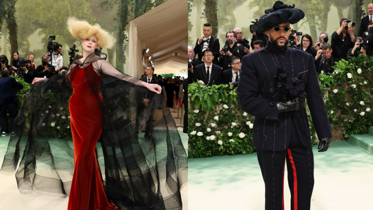 Gwendoline Christie e Bad Bunny al Met Gala 2024